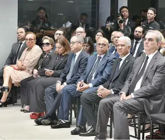  ?? D.P. ?? El presidente Luis Abinader asistió al acto de apertura de la conferenci­a Poder Judicial.