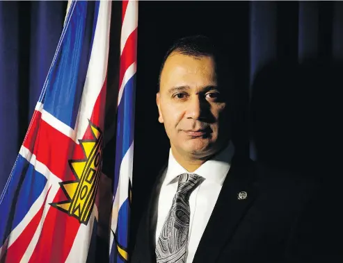  ?? ARLEN REDEKOP/PNG FILES ?? Vancouver IHIT Insp. Dave Chauhan said Monday ‘new evidence … significan­tly advanced the investigat­ion’ in the Kimberly Hallgarth homicide investigat­ion.