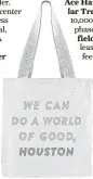  ??  ?? FEED will sell a limited edition Houston City Tote at the River Oaks location. FEED