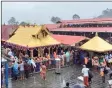  ??  ?? Sabarimala temple