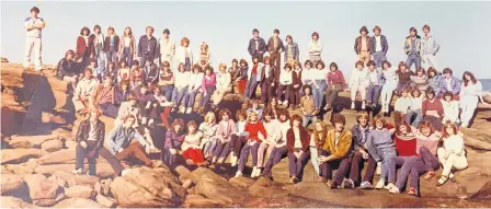  ?? CONTRIBUTE­D PHOTO BY PRIDHAM STUDIOS ?? The East Pictou Rural High graduating class of 1982.