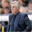  ?? FOTO: DPA ?? Nur die linke Augenbraue in Bewegung: Carlo Ancelotti