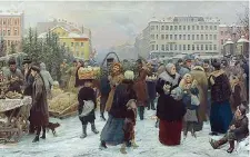  ??  ?? Atmosfera «Mercato di Natale» di Henry Manizer Matveevich (1847-1925)