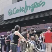  ?? Foto: A. García ?? El Corte Inglés in Alicante.