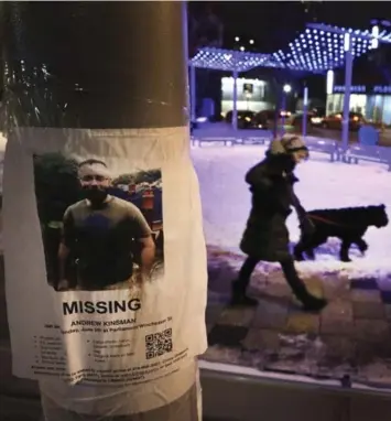  ?? RICHARD LAUTENS/TORONTO STAR ?? Posters are still seen in the Church-Wellesley Village for missing, now believed murdered, Andrew Kinsman.