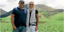  ?? PHOTO: HEATHER CHALMERS/STUFF ?? Award-winning Marlboroug­h farmers Richard and Victoria Gorman in a summer rape crop.