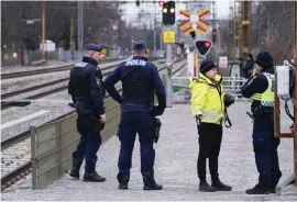  ?? BILD: HENRIK GUSTAFSSON NICANDER ?? Södra station i Örebro där tre människor blev påkörda av ett godståg.