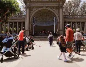  ?? Carlos Avila Gonzalez / The Chronicle 2021 ?? The Golden Gate Park Band played in the park’s Bandshell on Aug. 1 of last year in the first concert at the venue since before the pandemic.