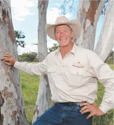  ?? Picture: MARC McCORMACK ?? SUCCESS: Simon Terry, owner of Cobbold Gorge which won silver in the Hosted Accommodat­ion section at Friday’s Australian Tourism Awards in Darwin.