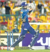  ?? BCCI ?? Hardik Pandya scored an unbeaten 40 off 30 deliveries to guide Mumbai Indians to a six-wicket win against Punjab Kings.