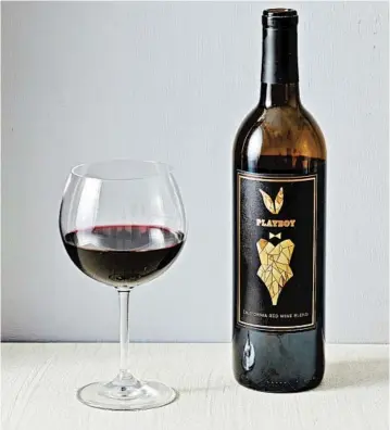  ?? TOM MCCORKLE/FOR THE WASHINGTON POST ?? The wine is a limited-edition venture of Playboy and online wine retailer Lot18 to mark the magazine’s 65th anniversar­y.