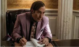  ?? Photograph: Greg Lewis/AMC/Sony Pictures Television ?? ‘What, nothing? Seriously?’ Bob Odenkirk as Saul Goodman in Better Call Saul.