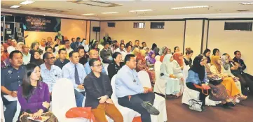  ??  ?? A section of those who attend the briefing.