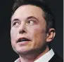  ??  ?? Elon Musk