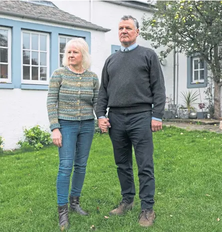  ?? ?? Dr Jane MacDonnell and her husband Dave, parents of Harris MacDonnell, and, below, Nicola Killean.