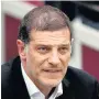  ??  ?? STAYING PUT Hammers manager Slaven Bilic