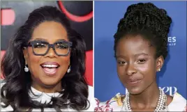  ??  ?? Oprah Winfrey, left, and Amanda Gorman