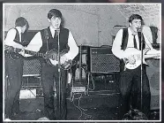  ??  ?? YESTERDAY.. In Cavern with George & John, 1962
