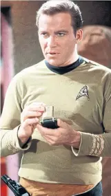  ??  ?? At age 87, William Shatner says the time commitment and other factors would get in the way of him boldly going back to being Captain Kirk.