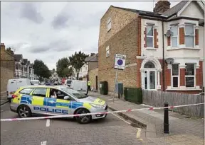  ??  ?? Le corps de la jeune fille au pair a été retrouvé à l’arrière de cette maison.