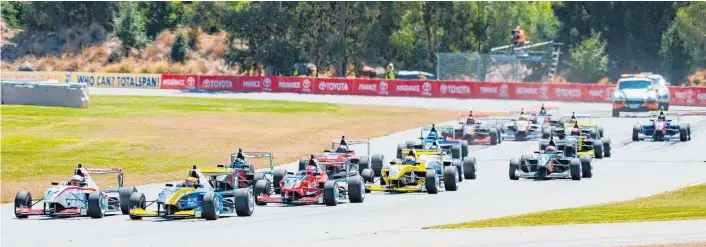  ?? Photos / Matthew Hansen, supplied ?? Round three of the Toyota Racing Series kicks off this weekend at Hampton Downs Motorsport Park, Waikato.