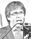  ??  ?? Carles Puigdemont