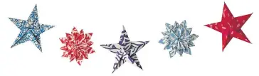  ??  ?? Original star garland kit, £13.95, Cambridge Imprint