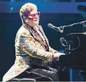  ?? ERIKA GOLDRING/GETTY ?? Elton John performs during the Farewell Yellow Brick Road Tour on Jan. 19 in New Orleans.