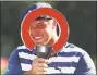  ?? Gregory Shamus / Getty Images ?? Bryson DeChambeau celebrates with the trophy after Sunday’s win.