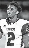  ?? Submitted photo ?? Defensive back Kamren Curl, of Muskogee, Okla., who has 25 scholarshi­p offers, includes Arkansas among his top six choices.