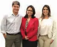  ??  ?? Marcelo Cunha, Bárbara Salomão e Rafaela Novaes