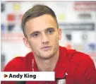  ??  ?? > Andy King