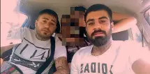  ??  ?? I rei confessi Lorenzo Marinelli (sin), 24 anni, e Daniel Bazzano, 25