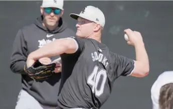  ?? JOHN ANTONOFF/SUN-TIMES ?? With Dylan Cease gone, Erick Fedde (top) or Michael Soroka could start the Sox’ opener.