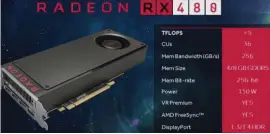  ??  ?? The RX480