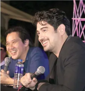  ?? FOTO / SM SEASIDE CITY CEBU FACEBOOK PAGE ?? PUTI. Director Mike Alcazaren and actor Ian Veneracion dropped by the Cebu Litfest Talks hosted by the SM Seaside City Cebu last Saturday.