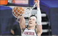  ?? Young Kwak The Associated Press ?? Gonzaga forward Corey Kispert was one of three players from the top-ranked Bulldogs to be named to the AllAmerica teams on Tuesday.