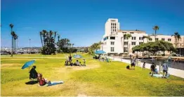  ?? SAM HODGSON U-T ?? San Diego County plans to add sports facilities and a dog park to the Waterfront Park. The work is expected to take a year to complete.