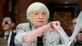  ??  ?? Janet Yellen, presidente della Federal Reserve