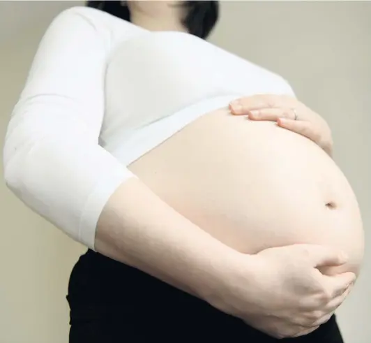  ??  ?? > The UK’s Chief Medical Officers say there is ‘strong evidence’ that regular, moderate exercise during pregnancy can offer significan­t benefits