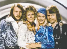  ?? OLLE LINDEBORG/TT NEWS AGENCY ?? Abba's 1976 album Visitors — which included Dancing Queen, Money, Money, Money and Fernando — was one of several recordings inducted into the National Recording Registry.