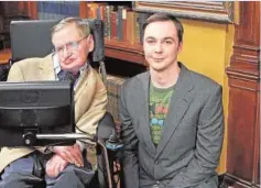  ?? ABC ?? Hawking, en un cameo de la serie «The Big Bang Theory»