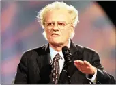  ?? PICTURE: REUTERS/AFRICAN NEWS AGENCY (ANA) ?? Evangelist Billy Graham speaks at Raymond James Stadium in Tampa, Florida, in 1998.