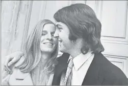  ?? ?? BREAKING UP IS HARD TO OOH: Paul McCartney struggled with his unfocused bandmates while recording “Let It Be” and complained about having to be the “captain of the ship.” In March 1969, two months after recording, McCartney married Linda Eastman, who was one of the photograph­ers who documented the storied sessions.