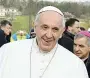  ??  ?? Sorrisi Papa Francesco