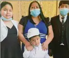  ?? Peter Yankowski / Hearst Connecticu­t Media ?? An undated photo of Sonia Loja, 36, center, Junior Panjon, 12, right, Joselyn Panjon, 10, left, and Jonael Panjon, 5, front center. All three children were killed by their mother, Sonia Loja, last July.
