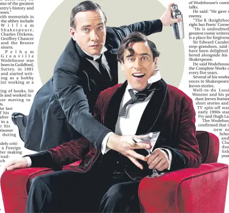  ?? Picture Uli Weber ?? Matthew Macfadyen as Jeeves and Stephen Mangan as Wooster in the play Perfect Nonsense