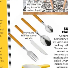  ??  ?? Drury Lane 16-piece cutlery set, £16