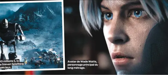  ??  ?? Avatar de Wade Watts, personnage principal du long métrage.