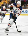  ?? Foto: dpa ?? In der NHL-Blase: Topstar Draisaitl spielt in den USA abgeschott­et von äußeren Einflüssen.